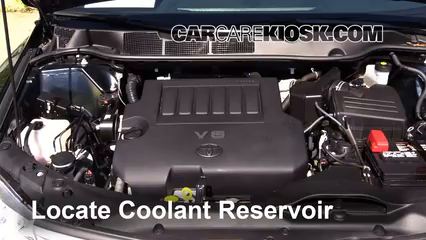 2014 Toyota Venza LE 3.5L V6 Coolant (Antifreeze) Check Coolant Level